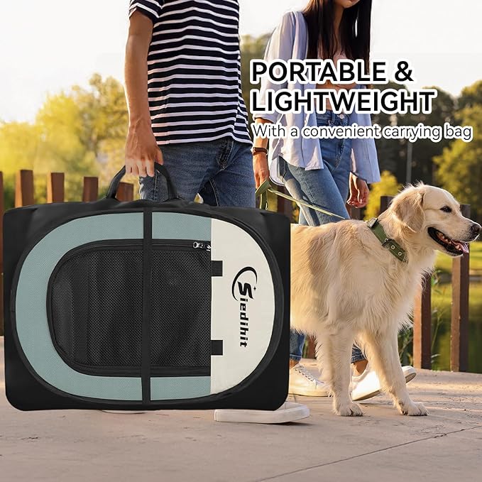 Siedihit Large Dog Cat Playpen, Puppy Pet Playpen Indoor - Image 6