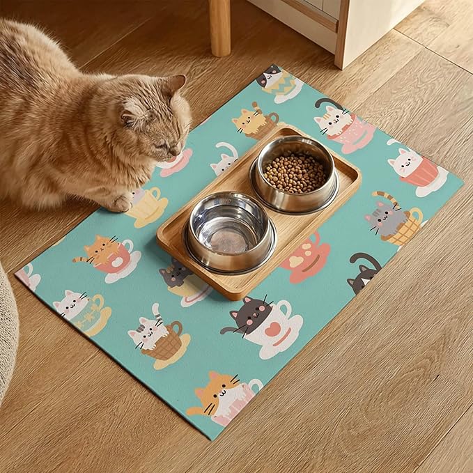 HOMETITUTE Pet Food Mat Non-Slip Mat - Image 2