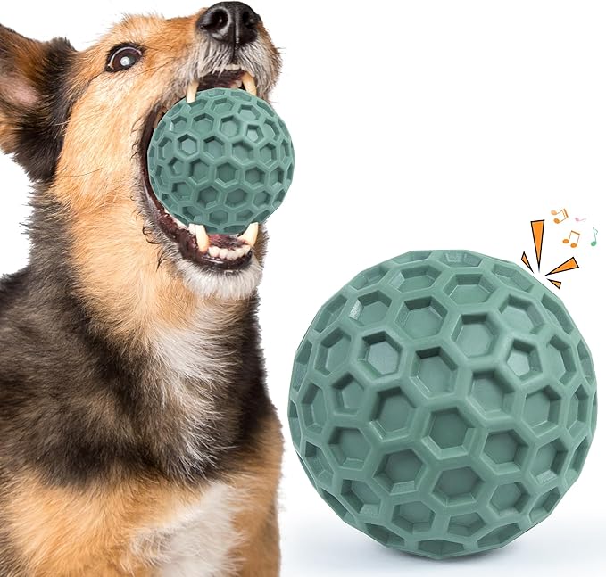 Tough Dog Chew Toys for Aggressive Chewers, Indestructible Dog Balls for by Unknown