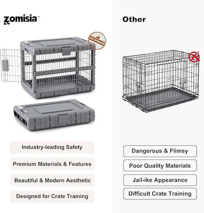 ZOMISIA Collapsible Dog Crate for Large Dogs - Image 7