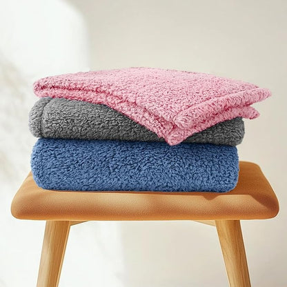 Luciphia Premium Fleece Dog Puppy Blanket Soft Pet Sherpa Calming Cat Blankets - Image 7