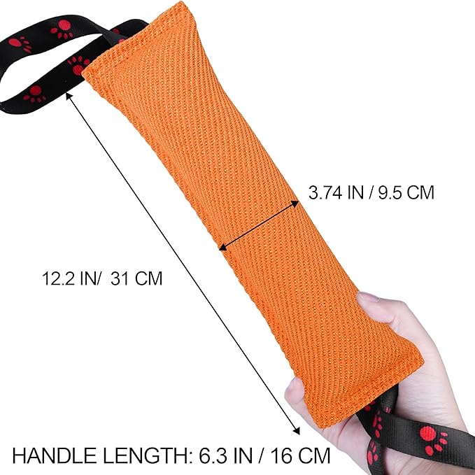 ToLanbbt Dog Tug Toy Bite Jute Pillow Pull Toy - Image 2