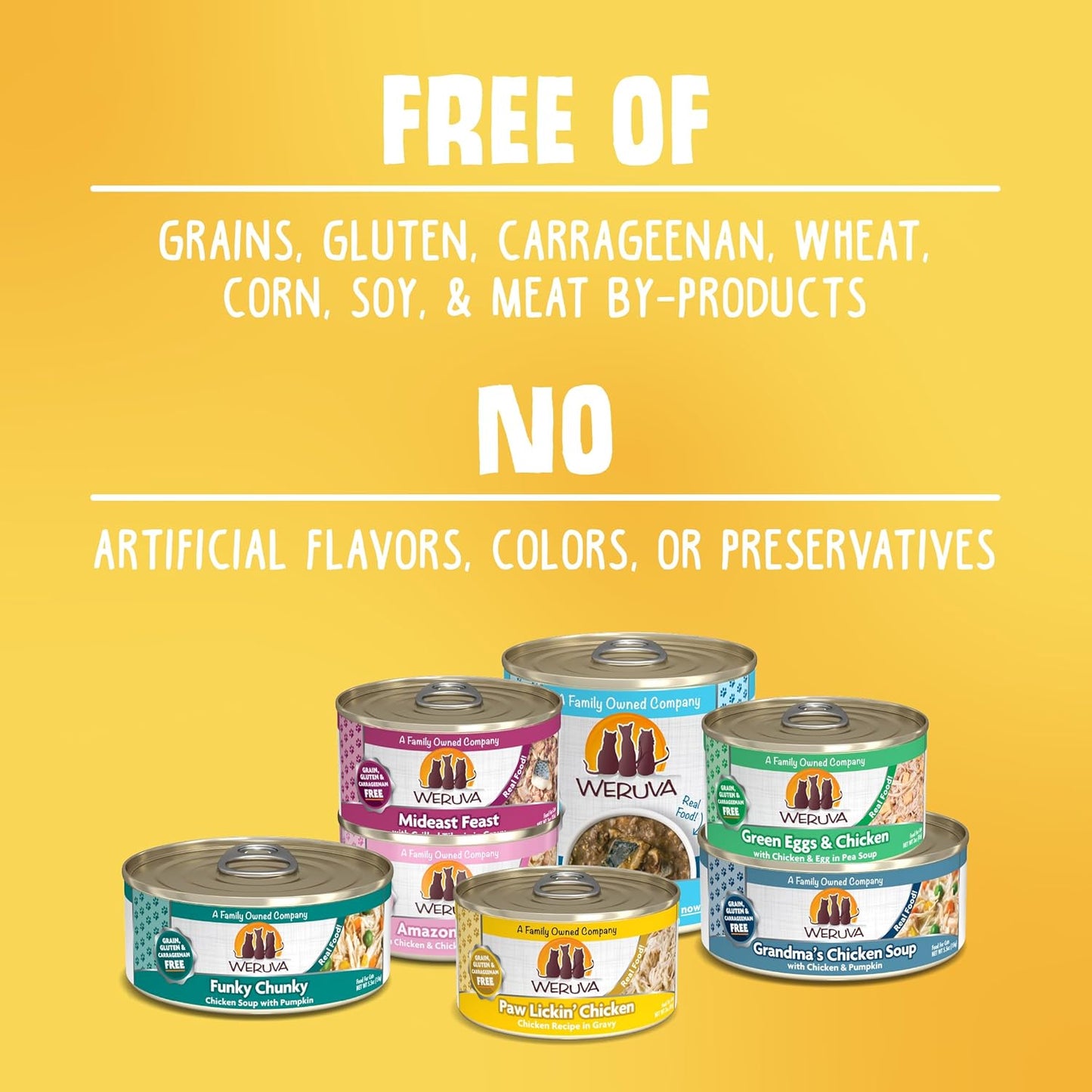 Weruva Classic Cat Food, Variety Pack, Paw Lickin' Pals Wet Cat Food, 5.5oz Cans (Pack of 24)