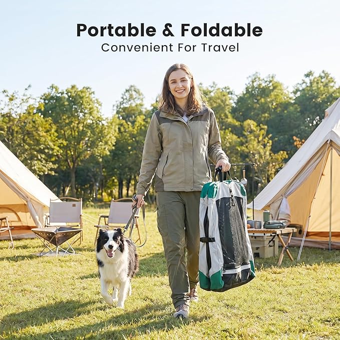 Gardner Pet 26 Inch Folding Soft Dog Crate -3 Door Collapsible Dog Crate - Image 7