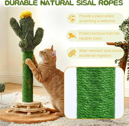 Cactus Cat Scratching Post Cat Tree, Cute Cat Scratching Post - Image 5