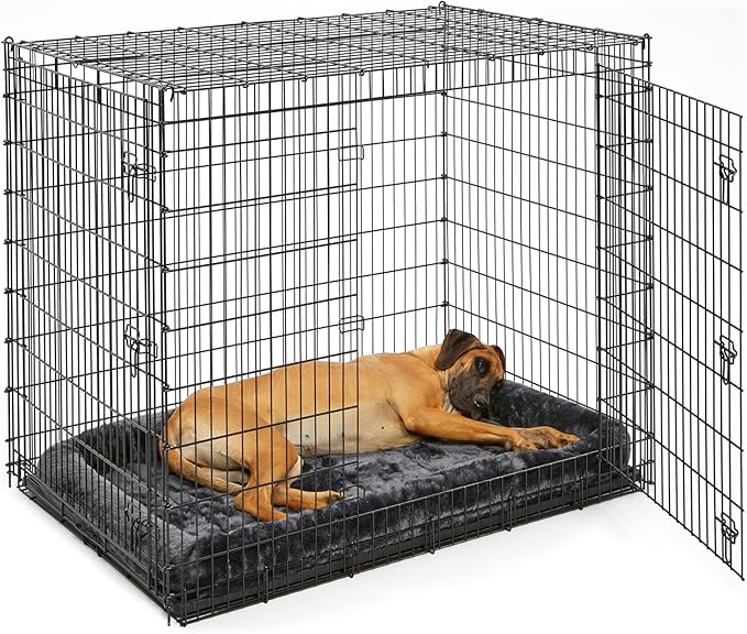 Solutions by MidWest Homes for Pets 54-Inch Drop Pin Crate for Giant Breeds - Image 5