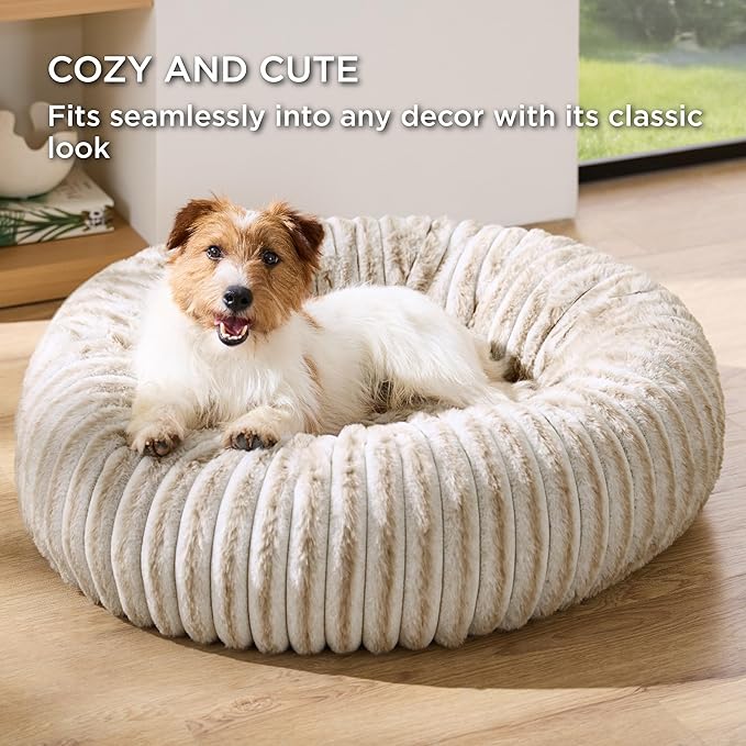 Bedsure ComfyFleece™ Donut Medium Dog Bed - Image 4