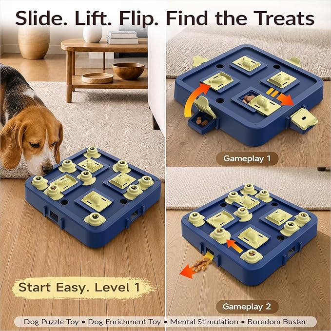 KADTC Dog Chess Puzzle Toy, Large Size, 3 Levels of Step-by-Step Challenge - Image 4