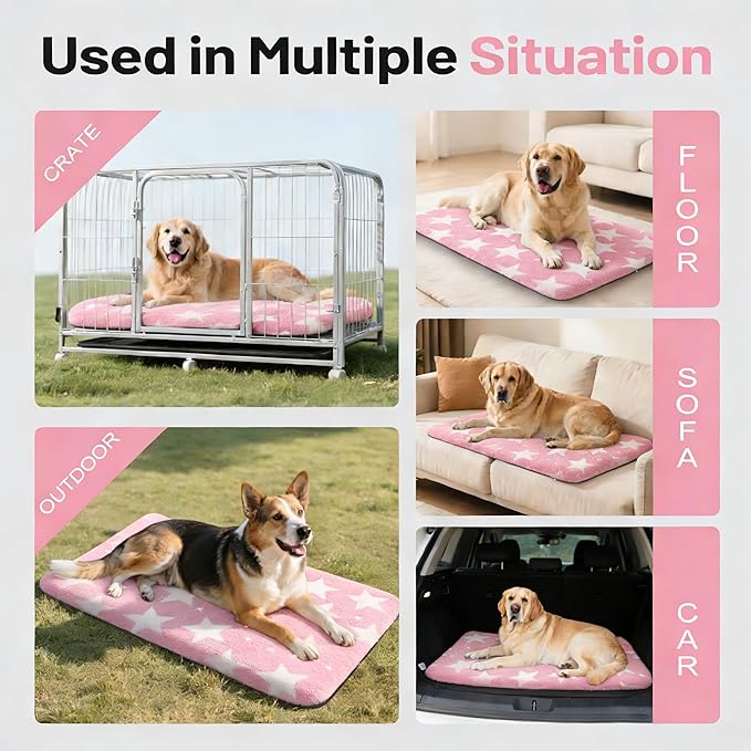 Dog Bed Mat, Reversible Crate Pad & Durable Dog Bed - Image 7