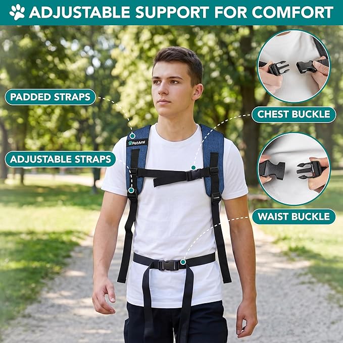 PetAmi Expandable Dog Backpack Carrier - Image 6