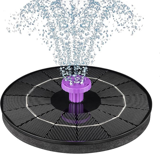 3.5W Solar Bird Bath Fountain Pump, Solar Powered Water Pump, Outdoor Water by SEIRMEP