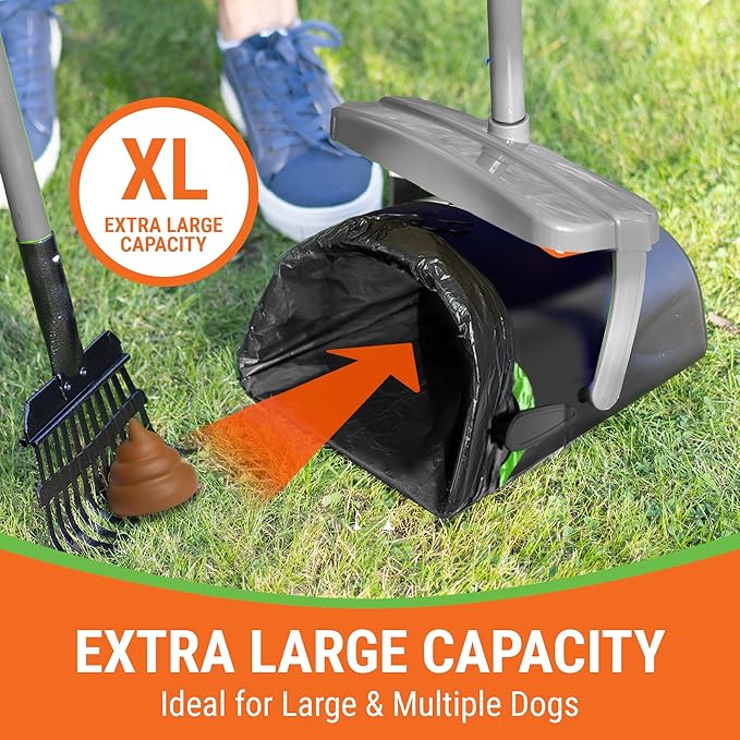 Pupzle Dog Pooper Scooper with Bag Attachment, Dog Poop Scoop - Image 3