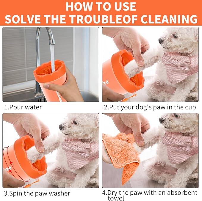 Professional 7 in 1 Dog Paw Cleaner - Image 4
