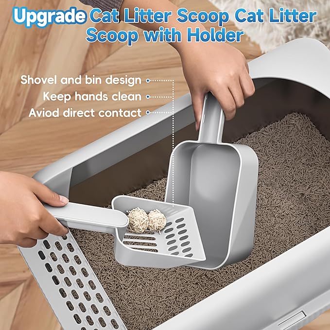 2 Pack Stainless Steel Cat Litter Box - Image 4