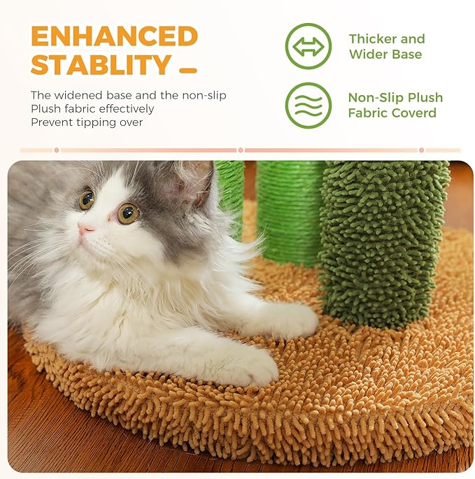 PAWZ Road Cat Scratching Post Cactus Cat Scratcher Featuring - Image 7