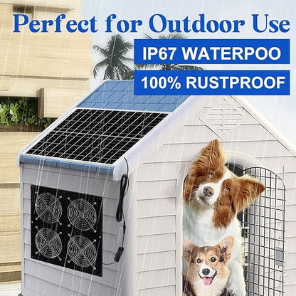 Solar Exhaust Fan for Chicken Coop & Powered Fan - Image 4