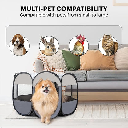 LAFYETTE - USA Based, Dog Cat Playpen, Puppy Kitten Pet Playpen Indoor Outdoor - Image 5