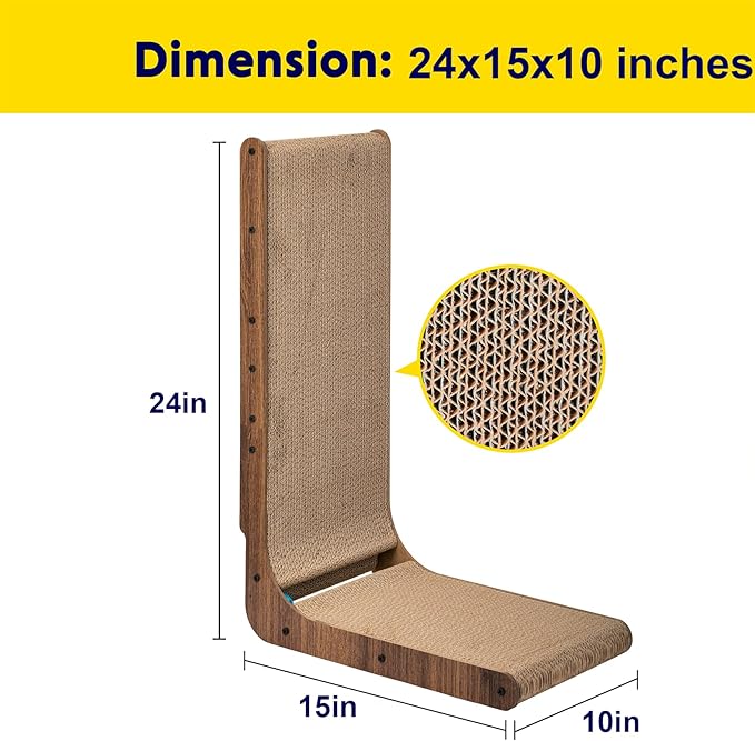 Simple Delxue Simple Deluxe Cardboard Cat Scratcher - Image 6