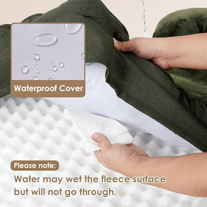 EHEYCIGA Orthopedic Dog Beds for Large Dogs, Waterproof Memory Foam Large Dog - Image 4