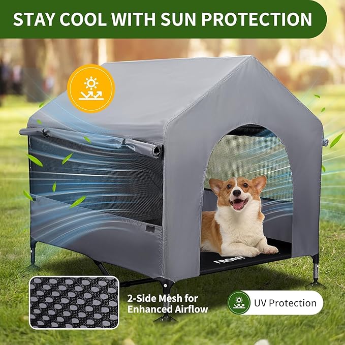 Summertrail 42" Large Dog House Outdoor Indoor - Image 2
