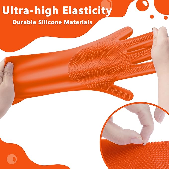 Pet Grooming Gloves—Dog Washing Gloves - Image 5
