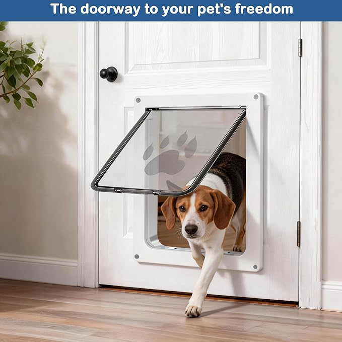 CEESC Dog Door for Pets Up to 45 lb, Weatherproof Pet Door for Cats and Dogs - Image 6