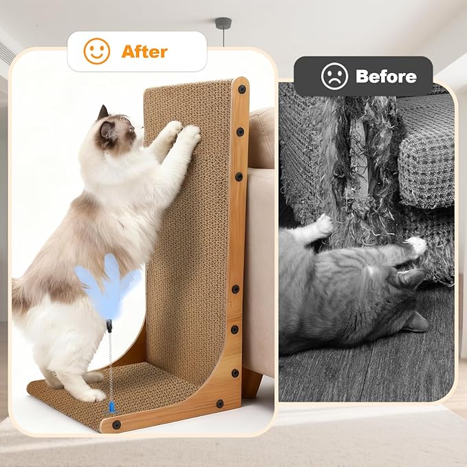 Goosheep Cat Scratching Post, 3-in1 Scratching Board - Image 8