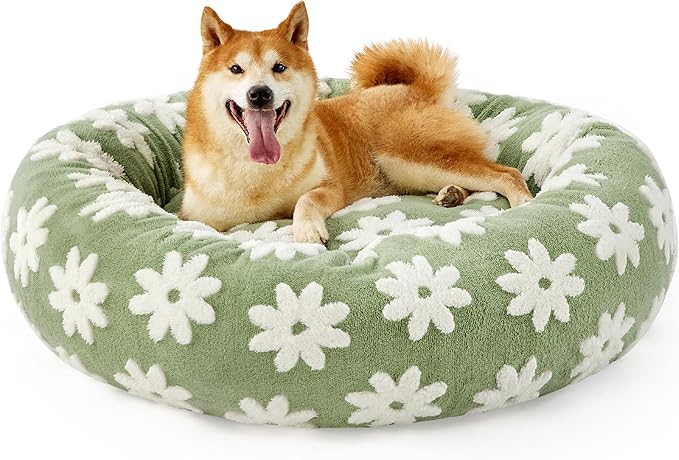 Lesure Shown on TV Donut Large Dog Bed by Lesure