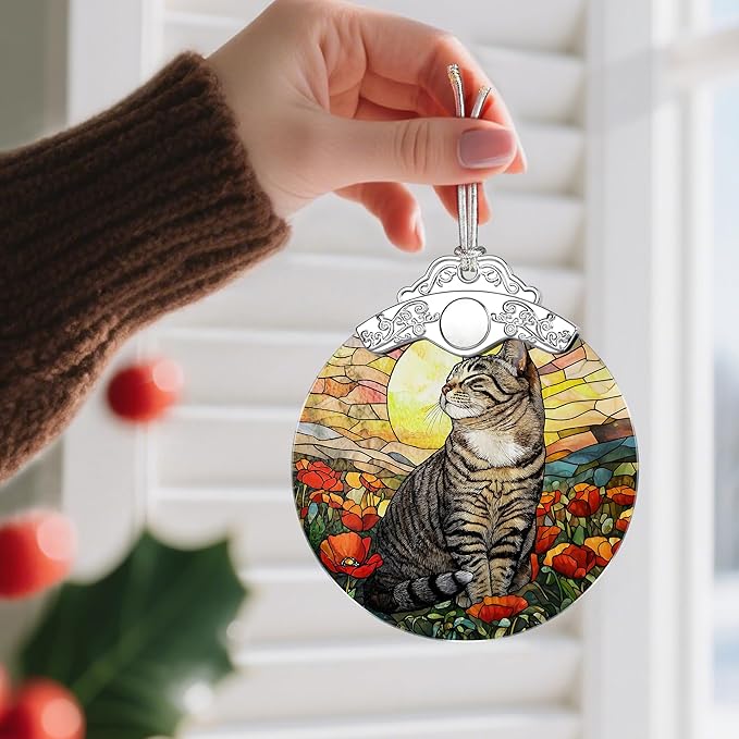 Stained Glass Ornament, Christmas Ornaments, Christmas Decorations - Image 2