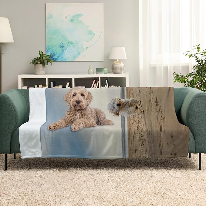 Prints Next Day – Custom 50" x 60" Sherpa Pet Lightweight Blanket - Image 2