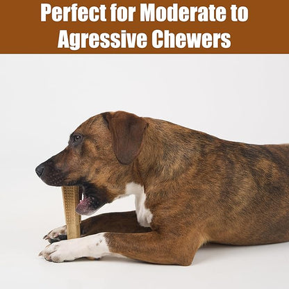 SPOT Bam-Bones Plus T-Bone Dog Chew Toy, Bamboo Fiber & Nylon, Chicken Flavor - Image 5