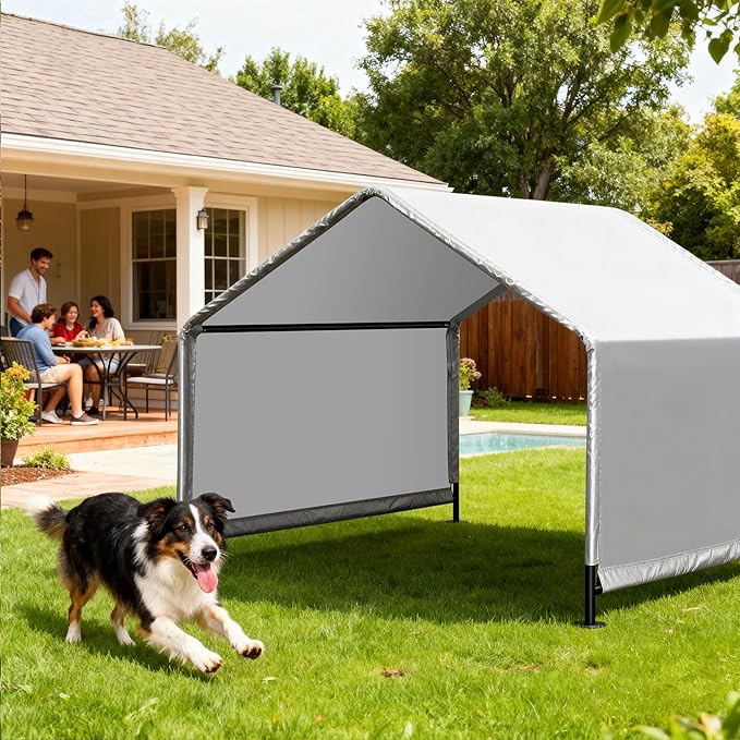 4'x 4'x 3.3' Dog Shade Shelter, Outdoor Dog Tent Dog House Canopy Waterproof - Image 7