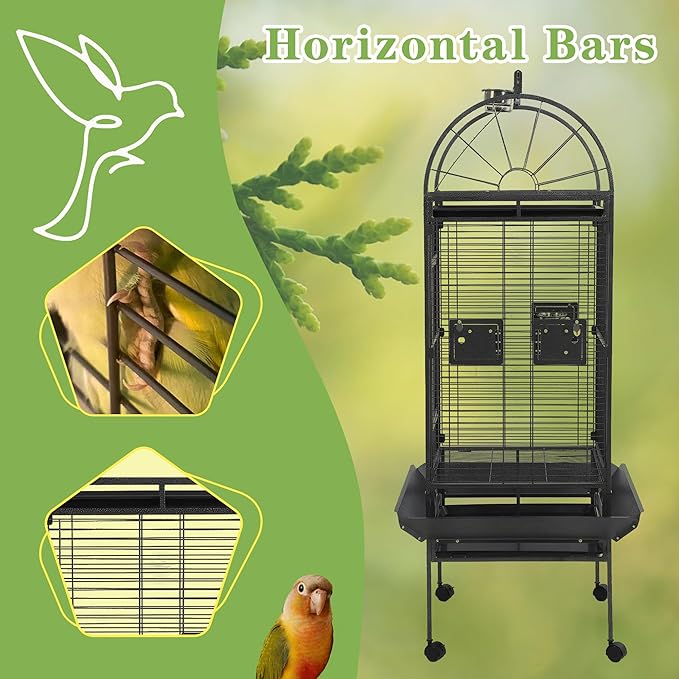68'' Large Parrot Cage, Large Bird Cages - Image 7