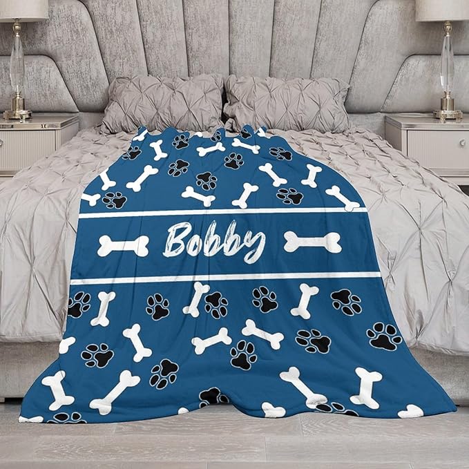 Artsadd Custom Pet Name Blanket, Personalized Dogs Blanket - Image 6