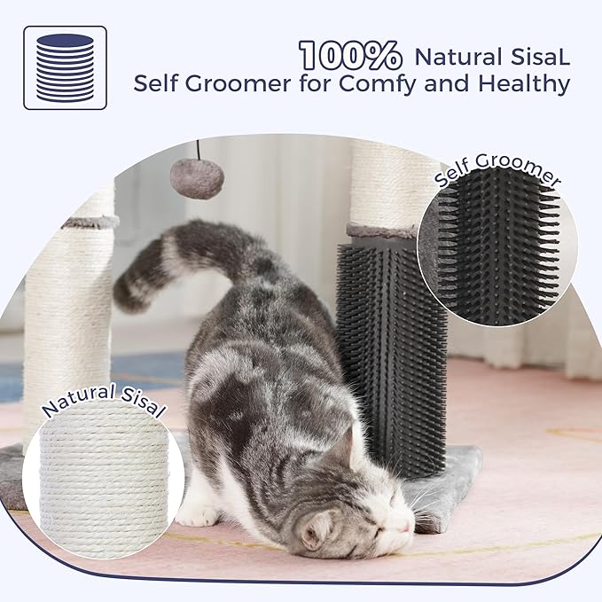 Cat Tree Tower for Large Cats Cat Scratching Post - Image 4