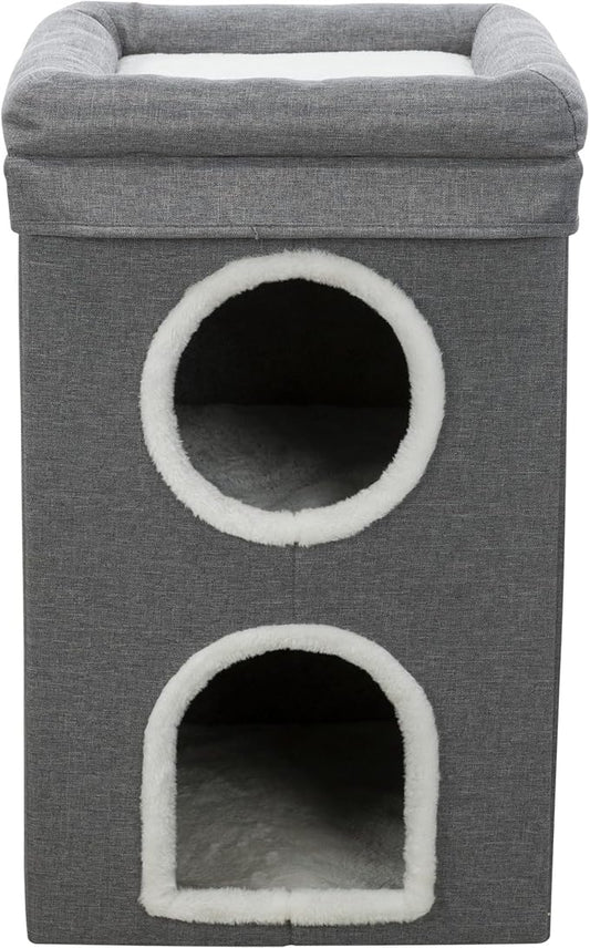 Trixie Saul Cat Condo | 2-Story Condo Tower | Scratching Surface | Foldable by TRIXIE