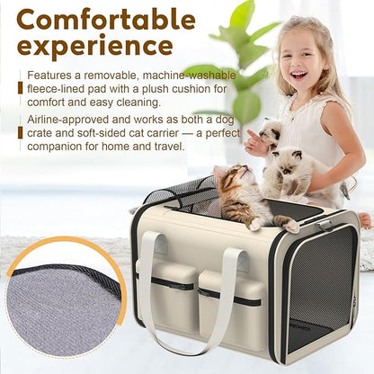 Cat Carrier Soft Airline Approved - Image 3