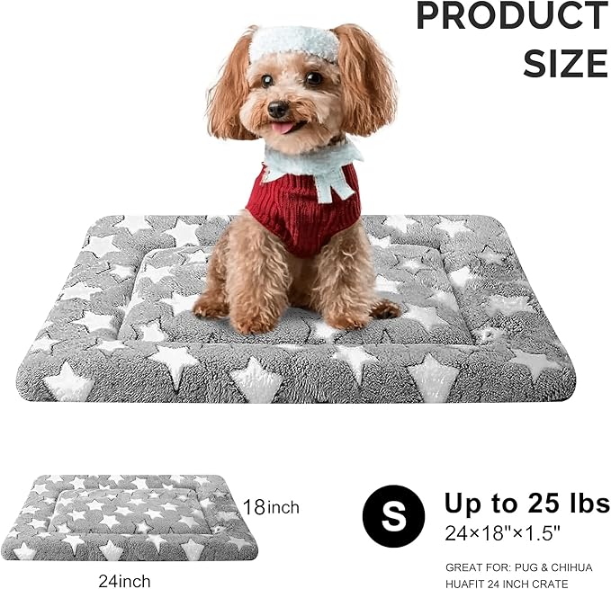 Dog Bed Mat, Reversible Crate Pad & Cute Dog Bed - Image 4