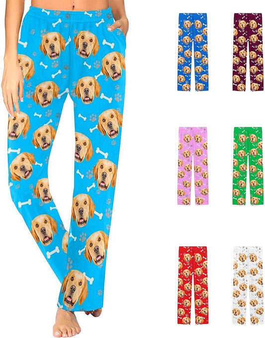 Personalized Pet Face Pajama Pants by FunStudio