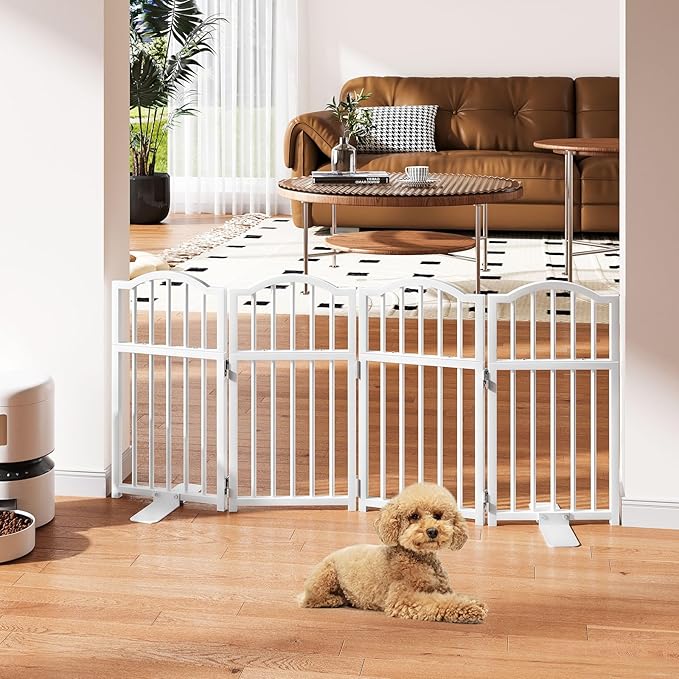 Snughome Dog Gate Indoor, 23.62" H Freestanding Short Dog Door Gates - Image 2