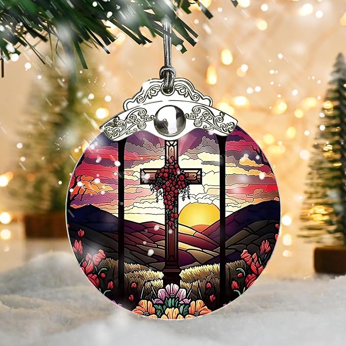Jocidea Cross Christmas Ornament - Image 5