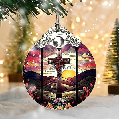 Jocidea Cross Christmas Ornament - Image 5