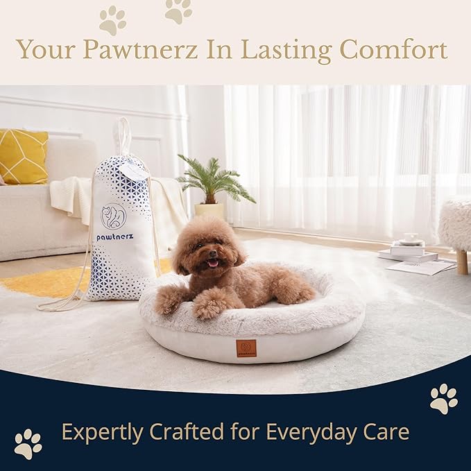 Round Donut Dog Bed – Luxury Orthopedic Dog Beds - Image 2