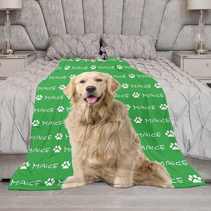 Custom Pet Name Blanket Personalized Dog Memory Blankets - Image 6