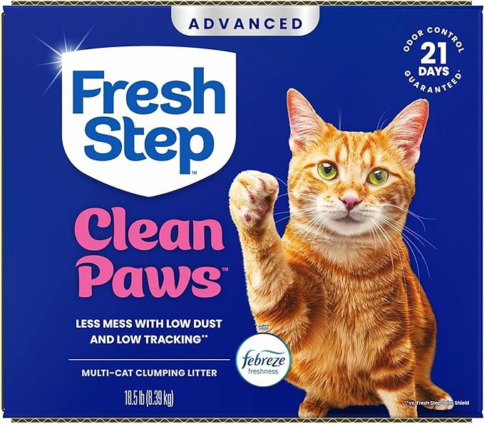 Fresh Step Advanced Clean Paws Multi Cat Clumping Cat Litter - Image 15