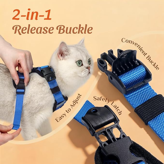Dooradar Cat Harness and Leash Set, Escape Proof Soft - Image 5