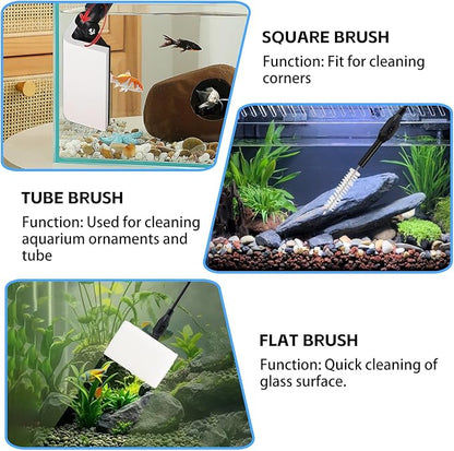 FISORAS Aquarium Cleaning Tools, 7 in 1 Fish Tank Cleaning Kit - Image 6