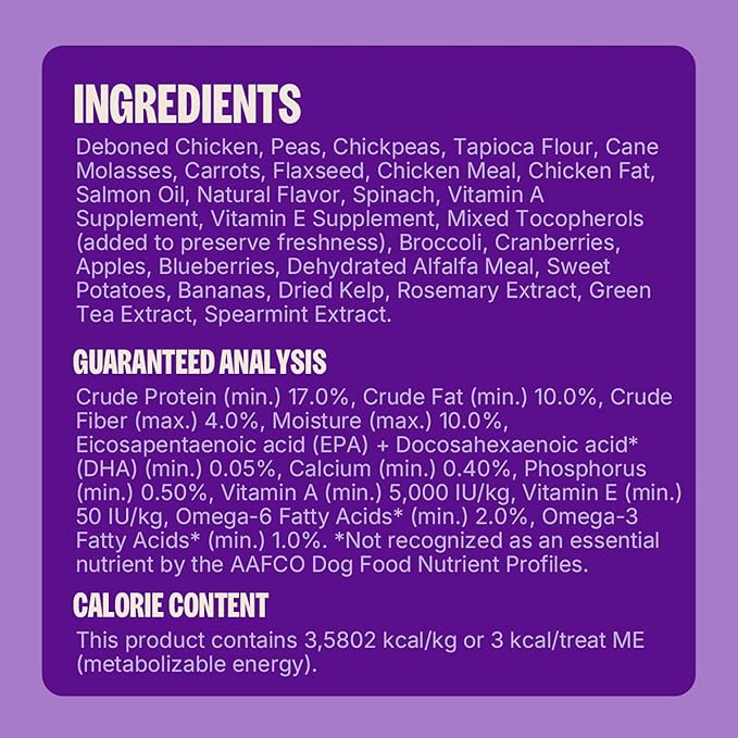 Wellness Crunchy Puppy Bites Dog Training Treats, Grain Free, Chicken and - Image 7