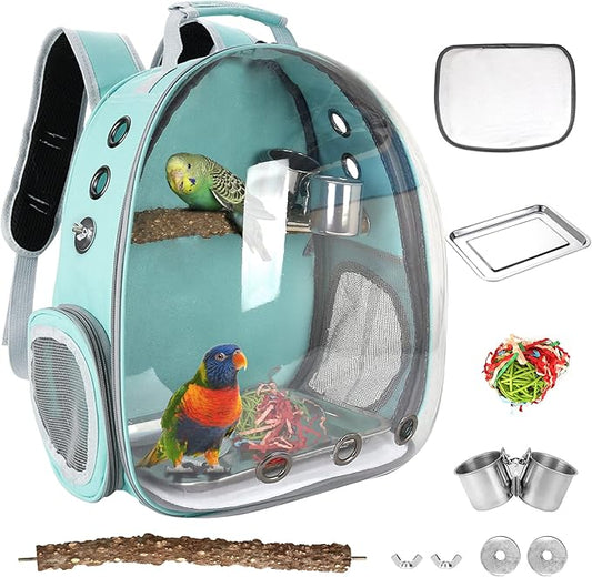 Bird Backpack, Bird Carrier Travel Cage by SSAWcasa