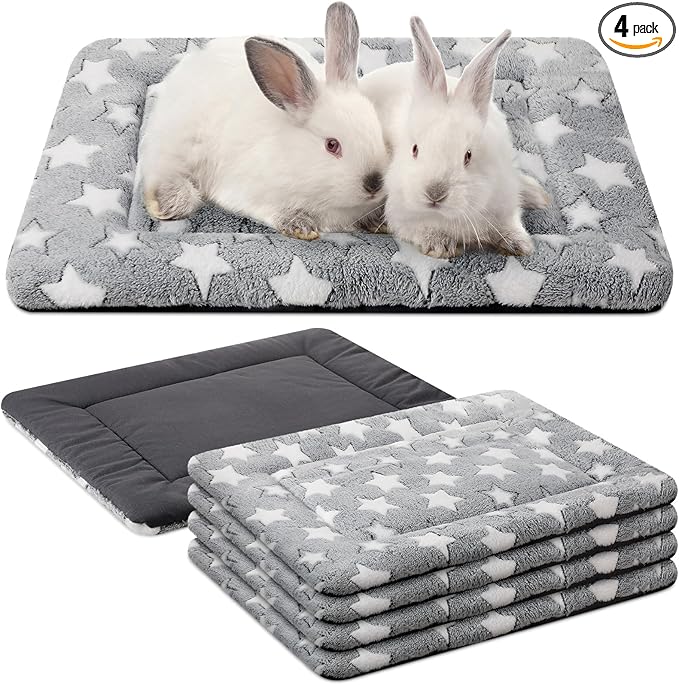VitalCozy 4 Pcs Dog Crate Pads, Ultra Soft Warm Washable Anti-Slip Kennel Bed by VitalCozy
